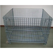 Wire Mesh Container with Galvanized Steel Cage